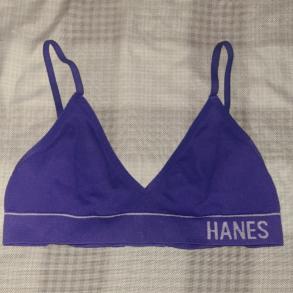 Hanes Women's Deep Purple Bralette